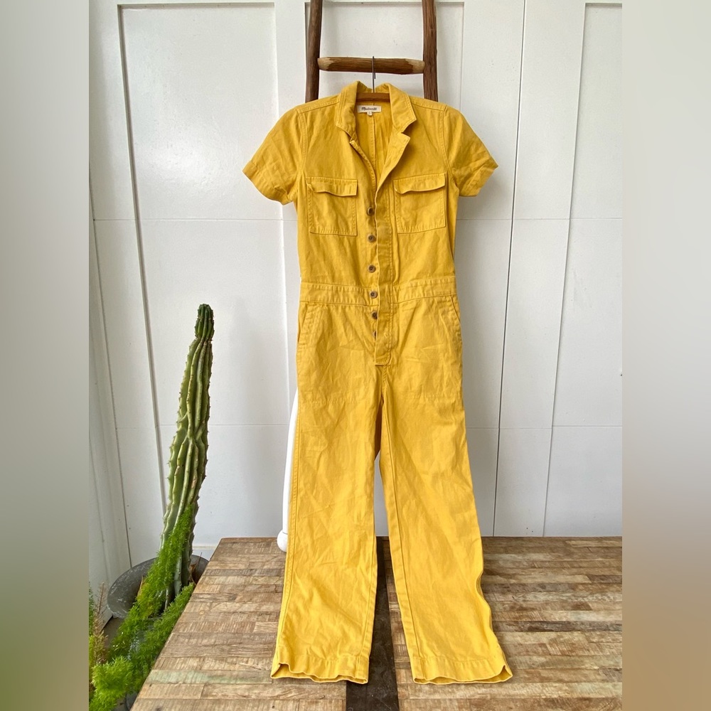 Madewell Yellow Coveralls
